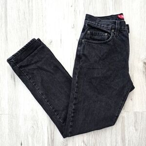 Supreme | black washed denim straight leg 5 pocket jeans pants | MENS 30